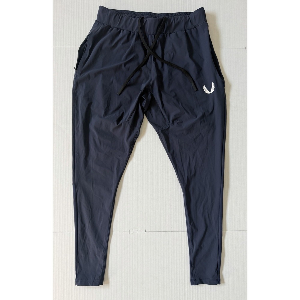 ASRV Tetra Lite Hybrid Jogger DSG-0699 Mens Medium Blue Athletic Pants Run Gym